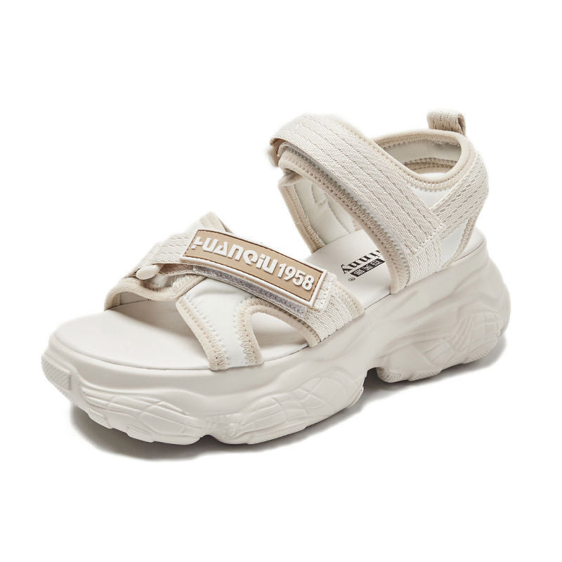 Women's Summer New Thick-soled Velcro Sports Sandals